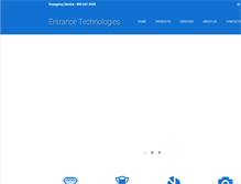 Tablet Screenshot of entrancetech.com