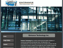 Tablet Screenshot of entrancetech.ca